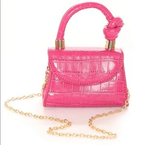 Fuchsia Knot Mini Bag